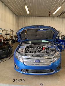 Body repairs in progress Body repairs in progress