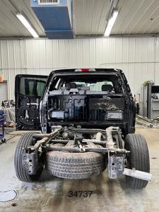 Body repairs in progress Body repairs in progress