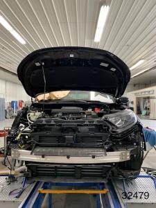 Body repairs in progress Body repairs in progress