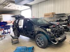 Body repairs in progress Body repairs in progress